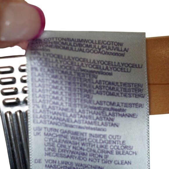 NYDJ Womens Marilyn Straight Leg Black Leopard Print Jeans Size 14 - Picture 13 of 13